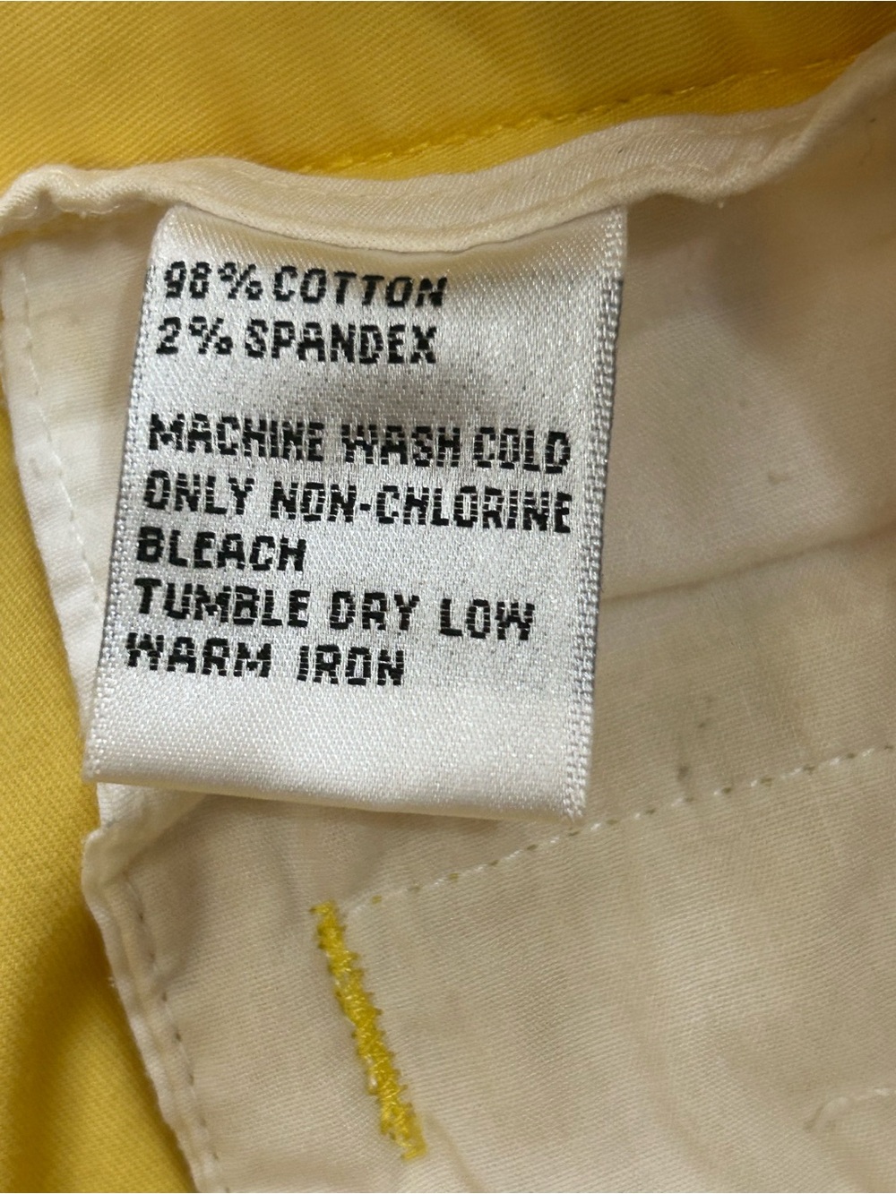 Talbots Shorts Women’s 
Yellow Womens Size 10 - Picture 6 of 11